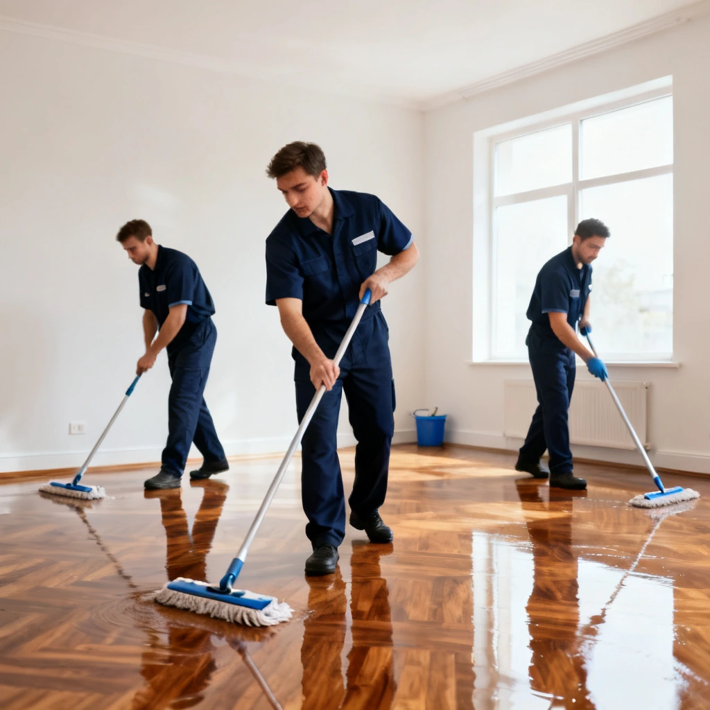 Professional deep cleaning in progress in a Feltham home – Solvers Cleaning Services Ltd