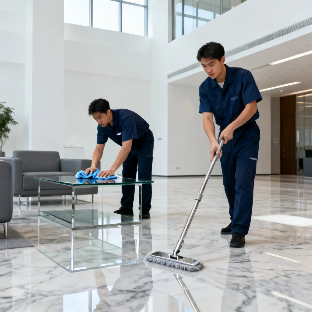 Clean and organised office workspace in Feltham maintained by Solvers Cleaning Services